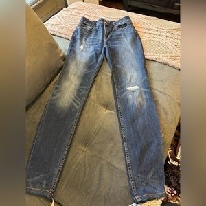 NWOT White House Black Market High Rise Dark Blue Skinny Jeans